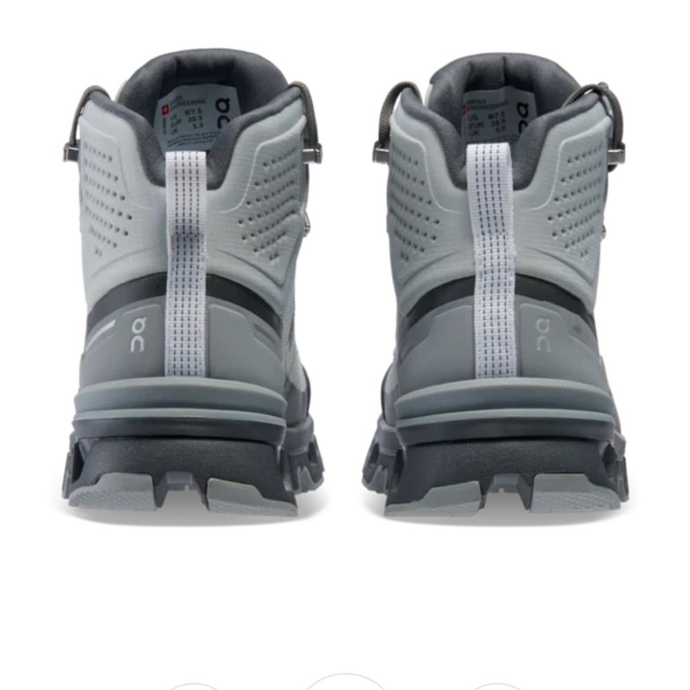 ON WOMEN’S CLOUDROCK 2 WATERPROOF GLACIER ECLIPSE Size 9 - Picture 3 of 11